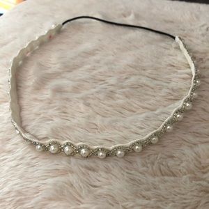 faux pearl headband